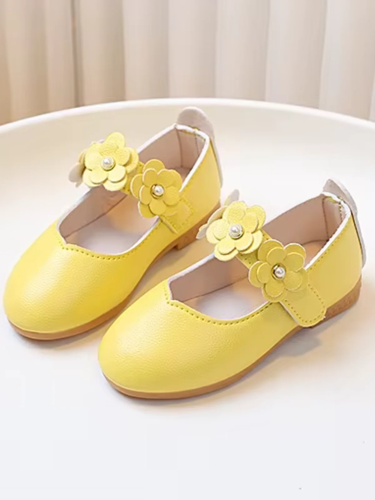 Bloom Charm Floral Strap Classic Dress Flats