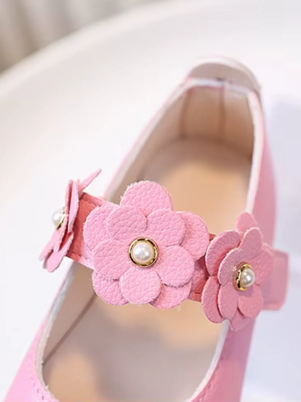 Bloom Charm Floral Strap Classic Dress Flats - Image 13