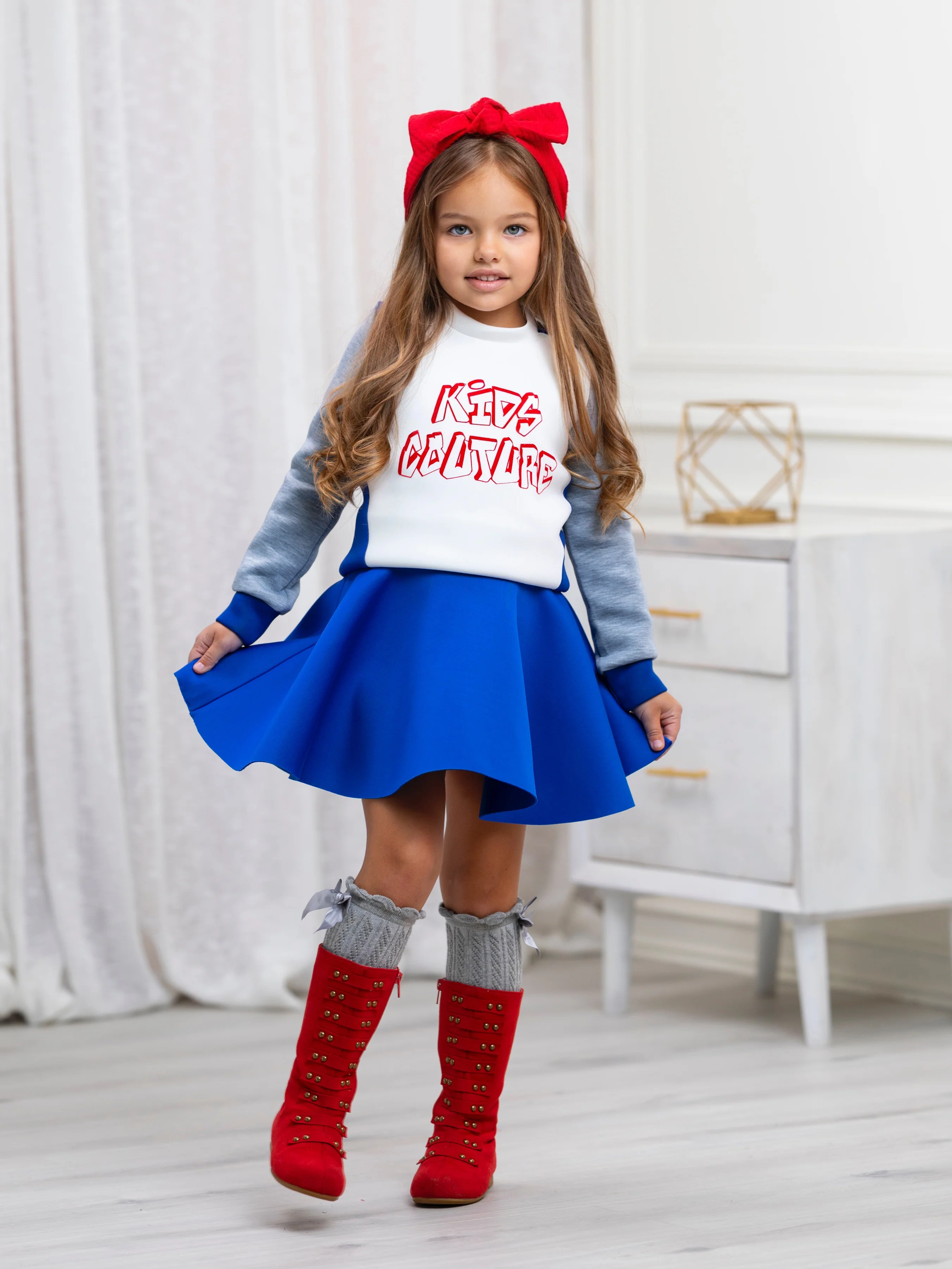 Cool Vibes Colorblock Sweatshirt by Kids Couture - Image 4