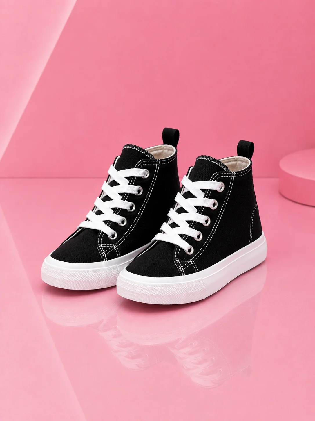 Classic Canvas High-Top Sneakers - Image 4
