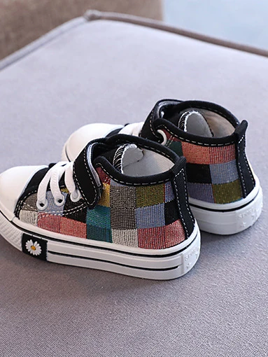 Color Blocks Canvas Sneakers by Liv and Mia - Image 15