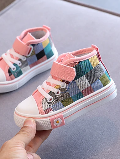 Color Blocks Canvas Sneakers by Liv and Mia - Image 7