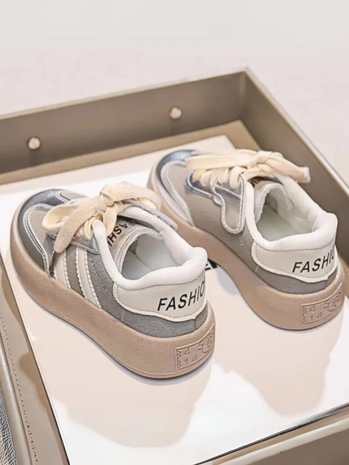 Cool Kids Metallic Sneakers By Liv and Mia - Image 3