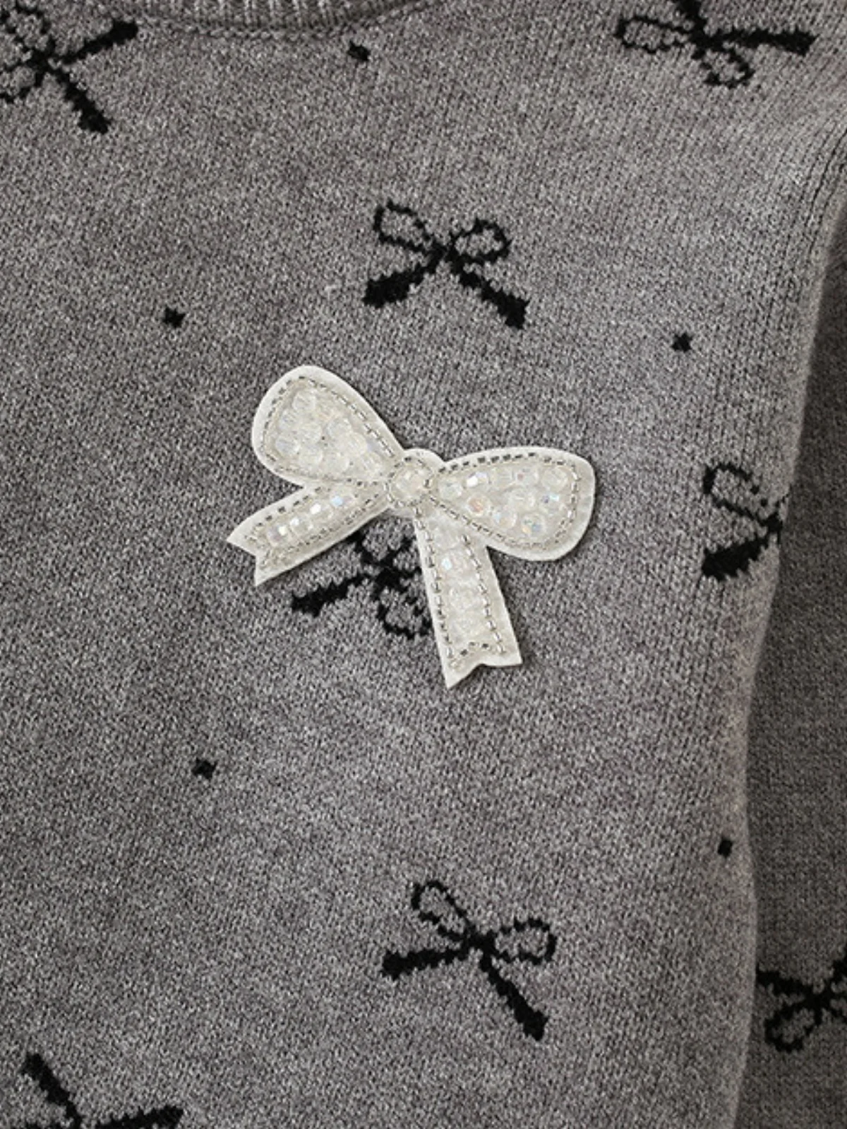 Cozy Bow Sweater and Ruffle Skirt Set - Image 7
