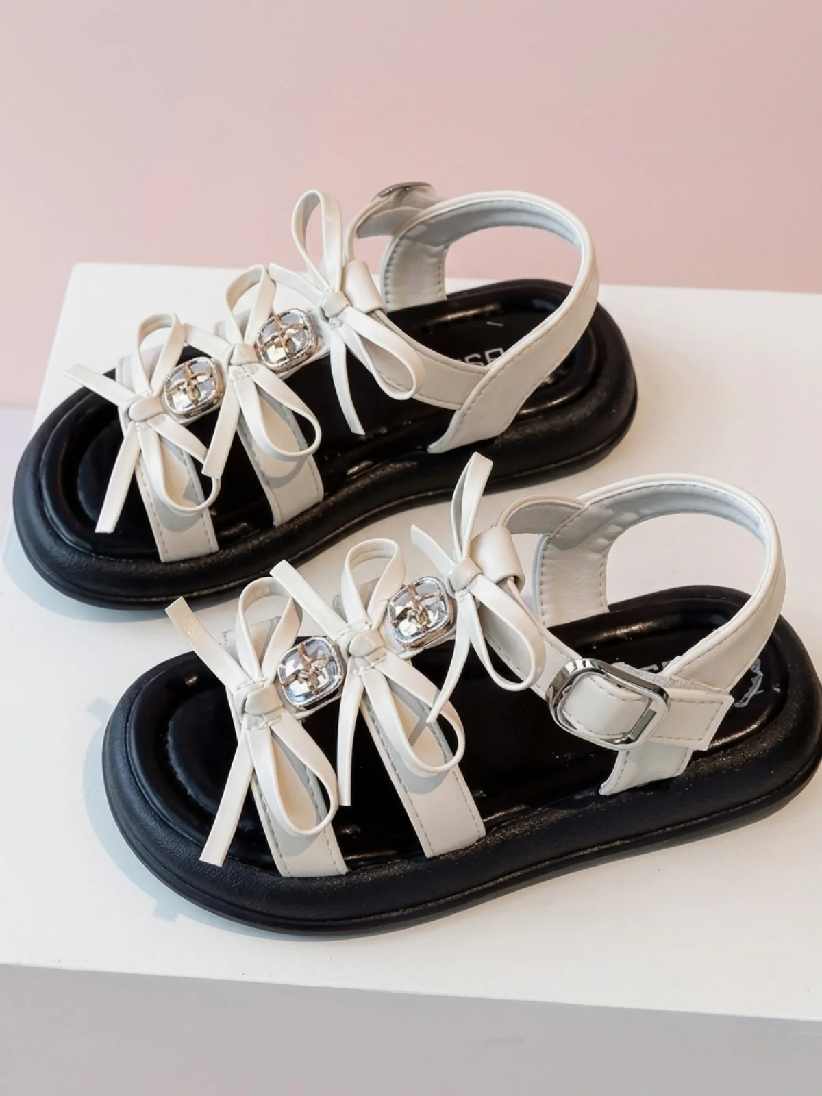 Glam Twist Bow Strappy Gladiator Dress Sandal - Image 2