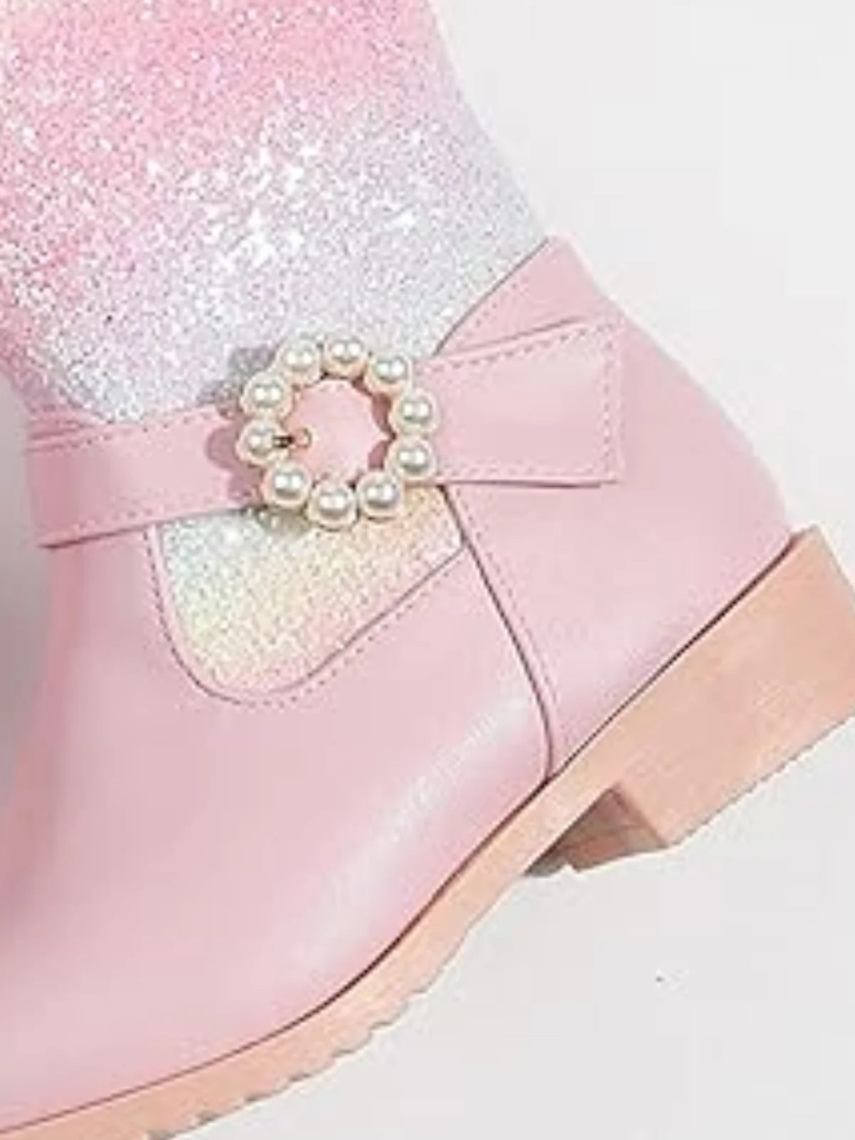 Dazzle All Day Glitter Rainbow Boots By Liv and Mia - Image 4