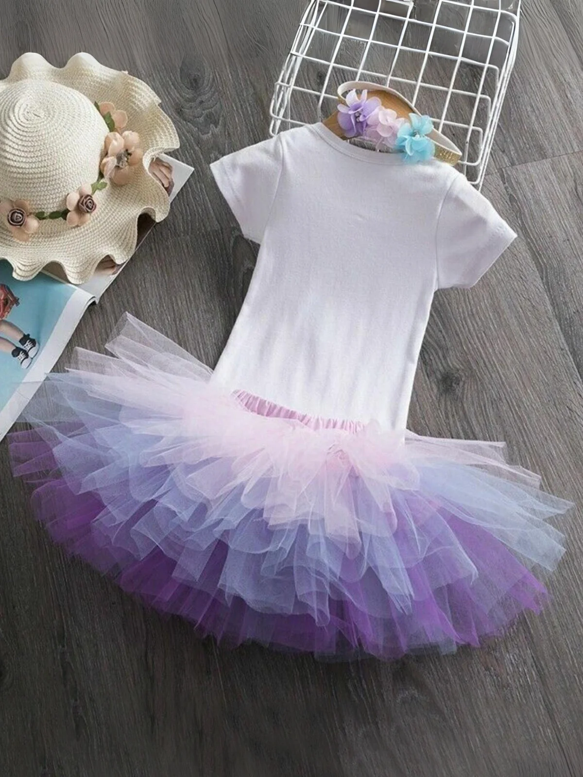 Enchanted Unicorn First Birthday Outfit - Image 2