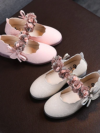 Floral Arch Ribbon Sparkle Flats by Liv and Mia - Image 2