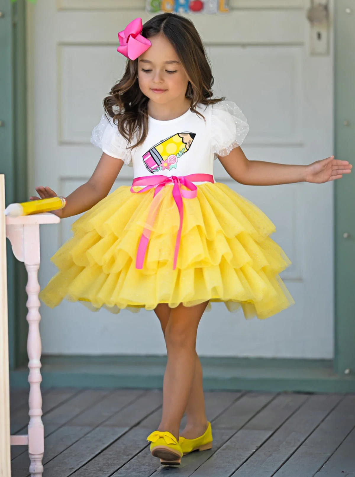 Homeroom Ballerina Layered Tutu Dress - Image 4