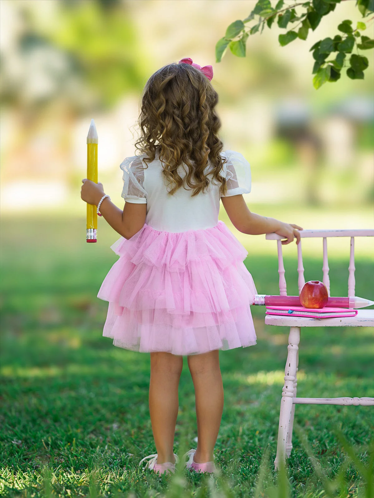 Brainy Ballerina Layered Tutu Dress - Image 6