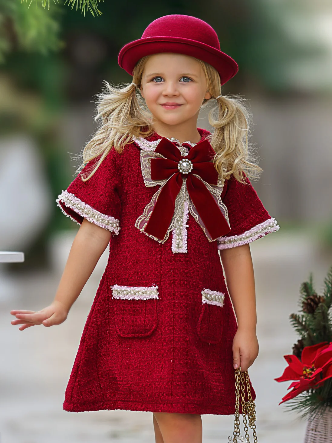 Cozy Meets Chic Tweed Dress