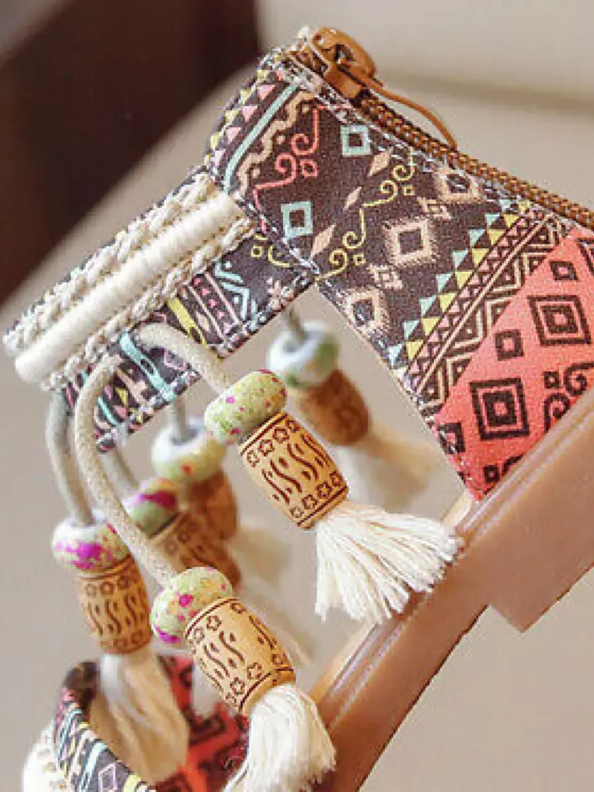 Boho Tassel Gladiator Sandals by Liv and Mia - Image 7