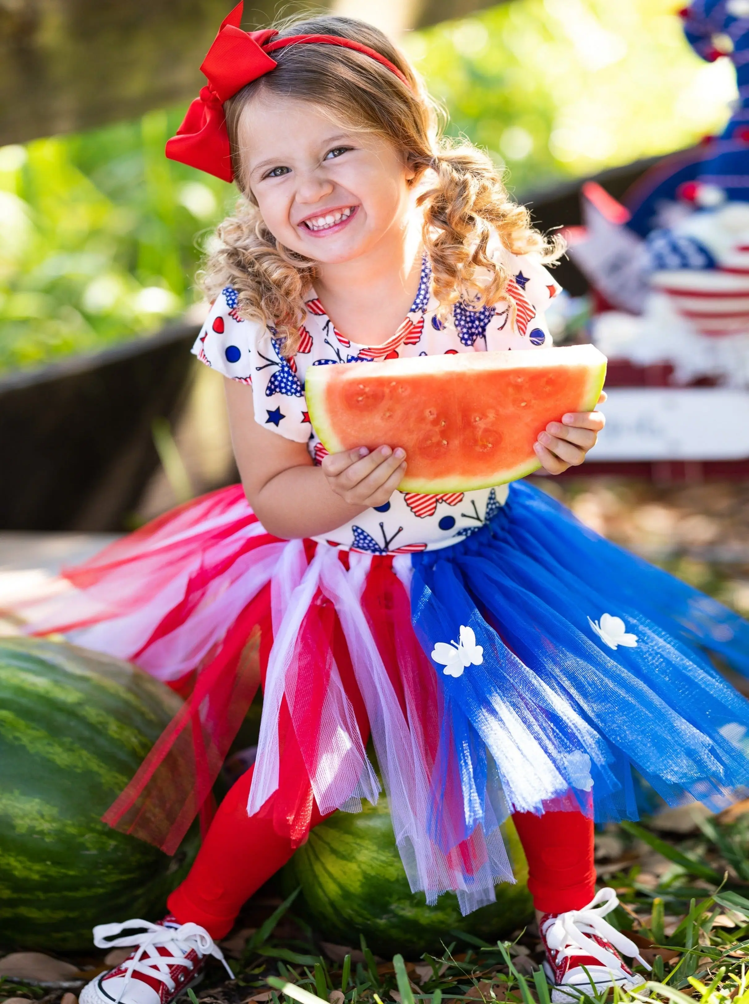 Bold Butterfly Top and Tutu Skirt Set - Image 5