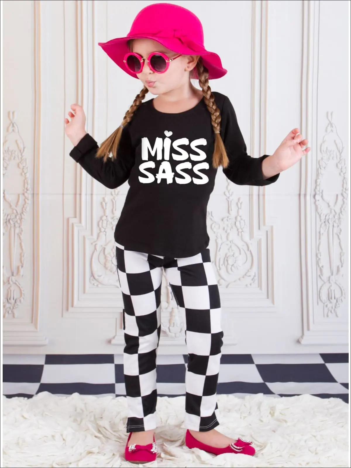 Miss Sass Long Sleeve Statement Top