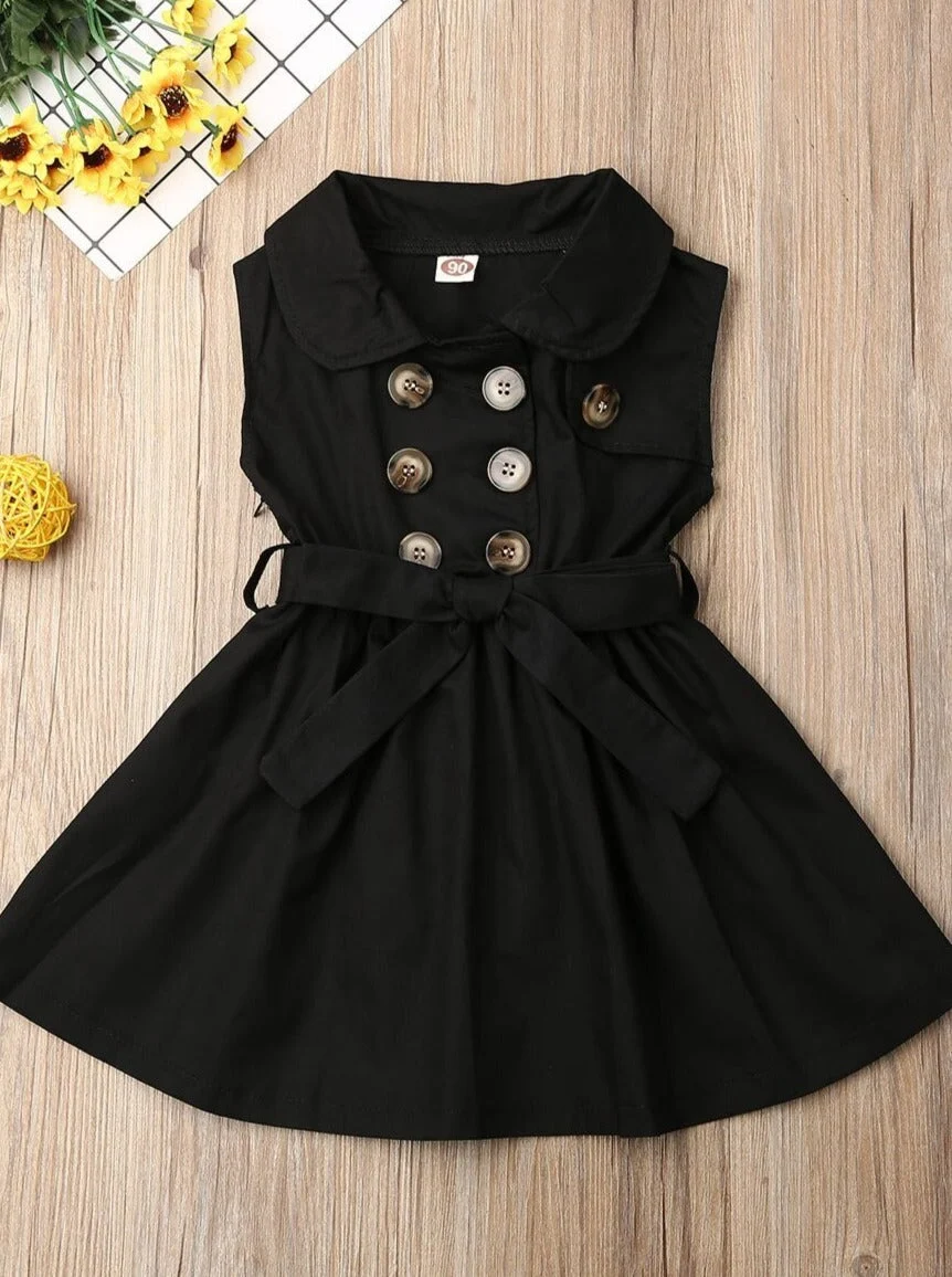 How Timeless Belted Trench Dress - Image 7