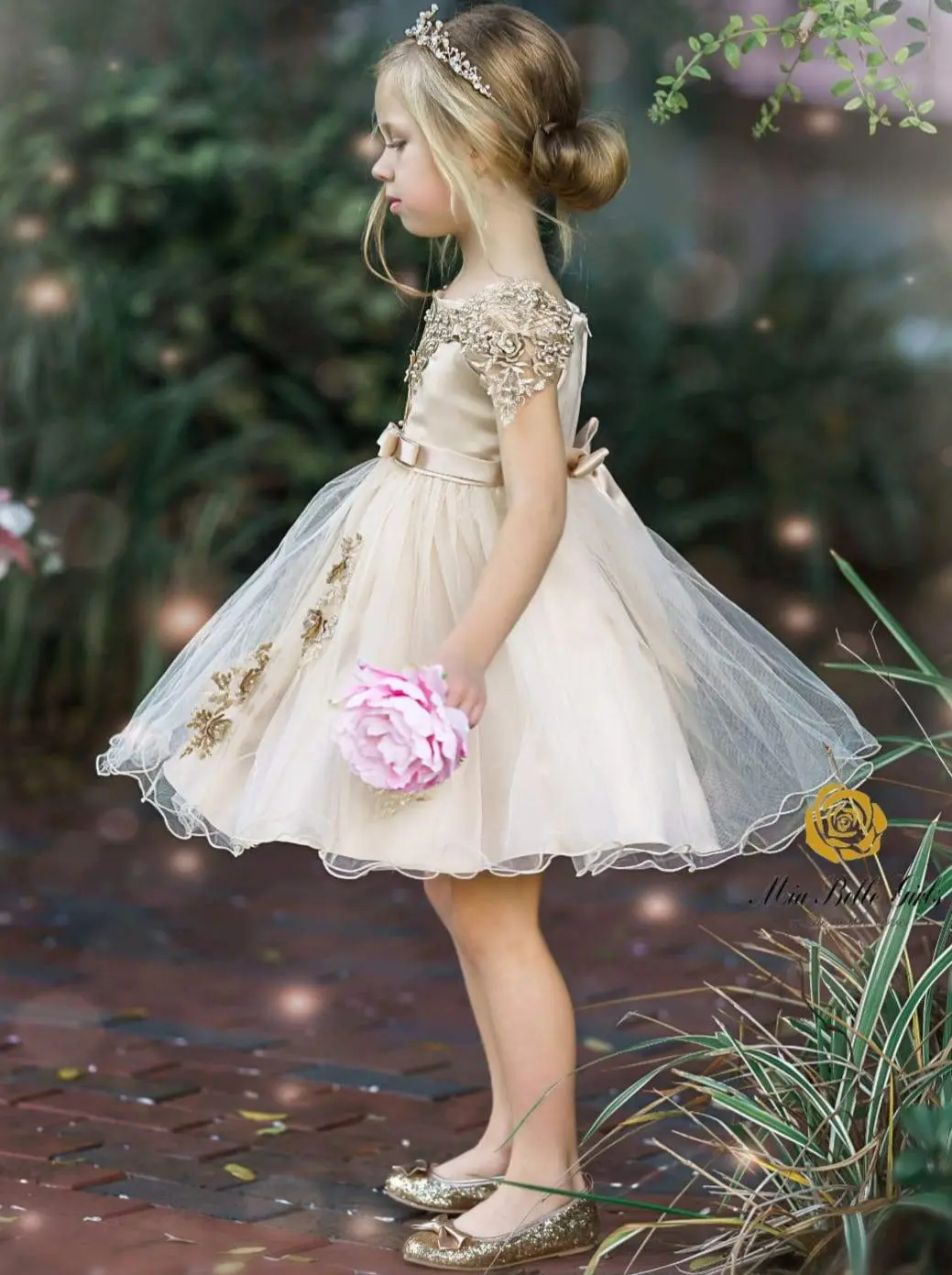 Champagne Dream Princess Dress - Image 2