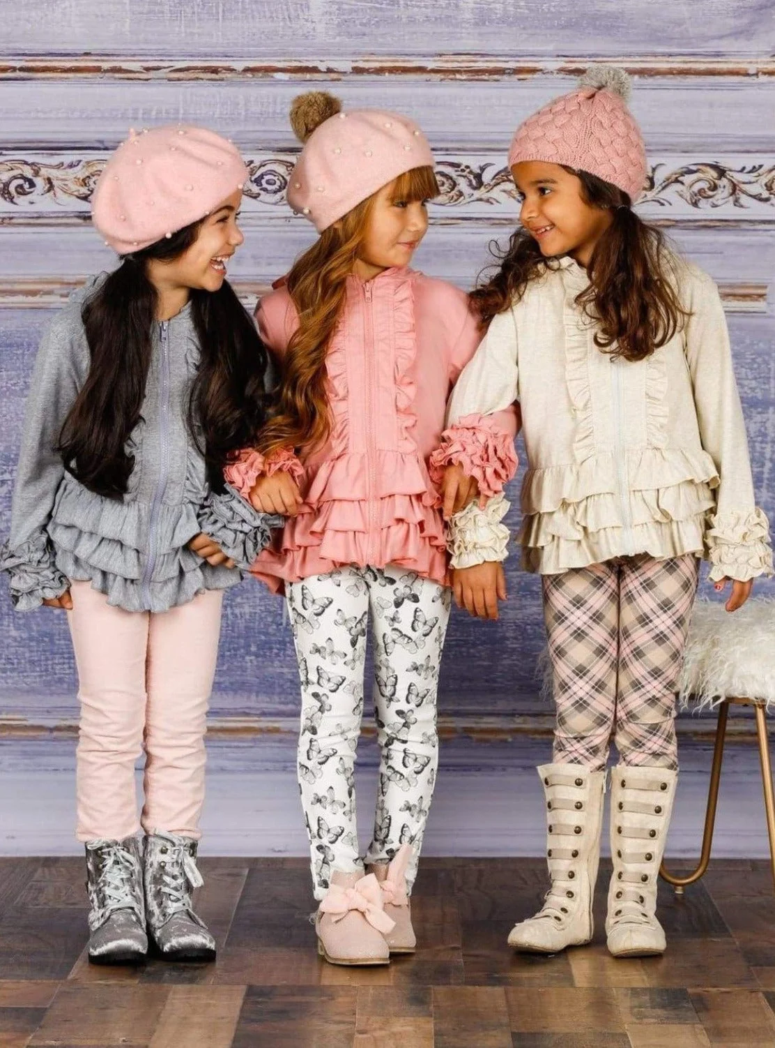 Cute N Cozy Ruffled Hoodie Jacket - Image 4