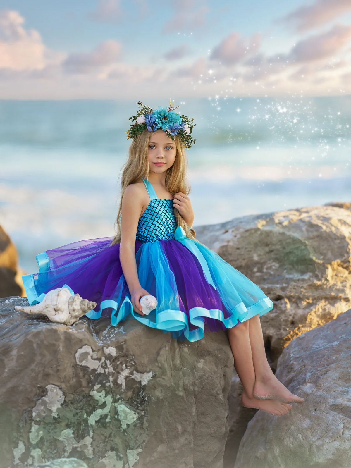 Mermaid Dazzle Tutu Dress - Image 4