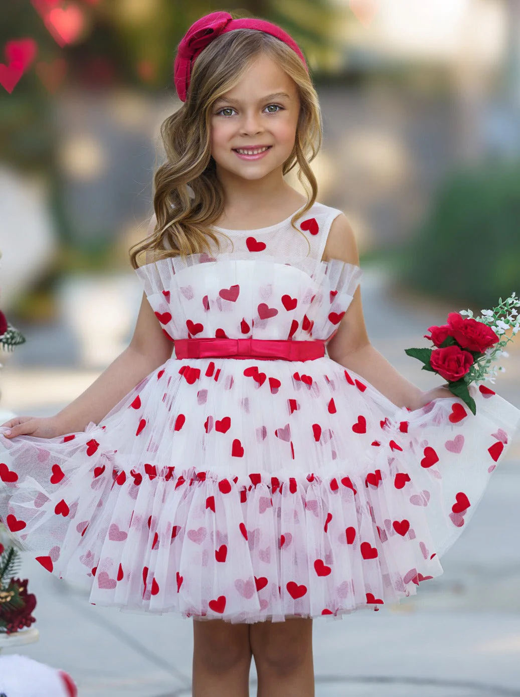 Kisses And Cuddles Fanned Tulle Dress