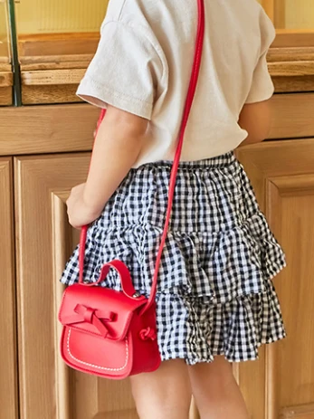 Girls Tiny Bow Crossbody Handbag - Image 2