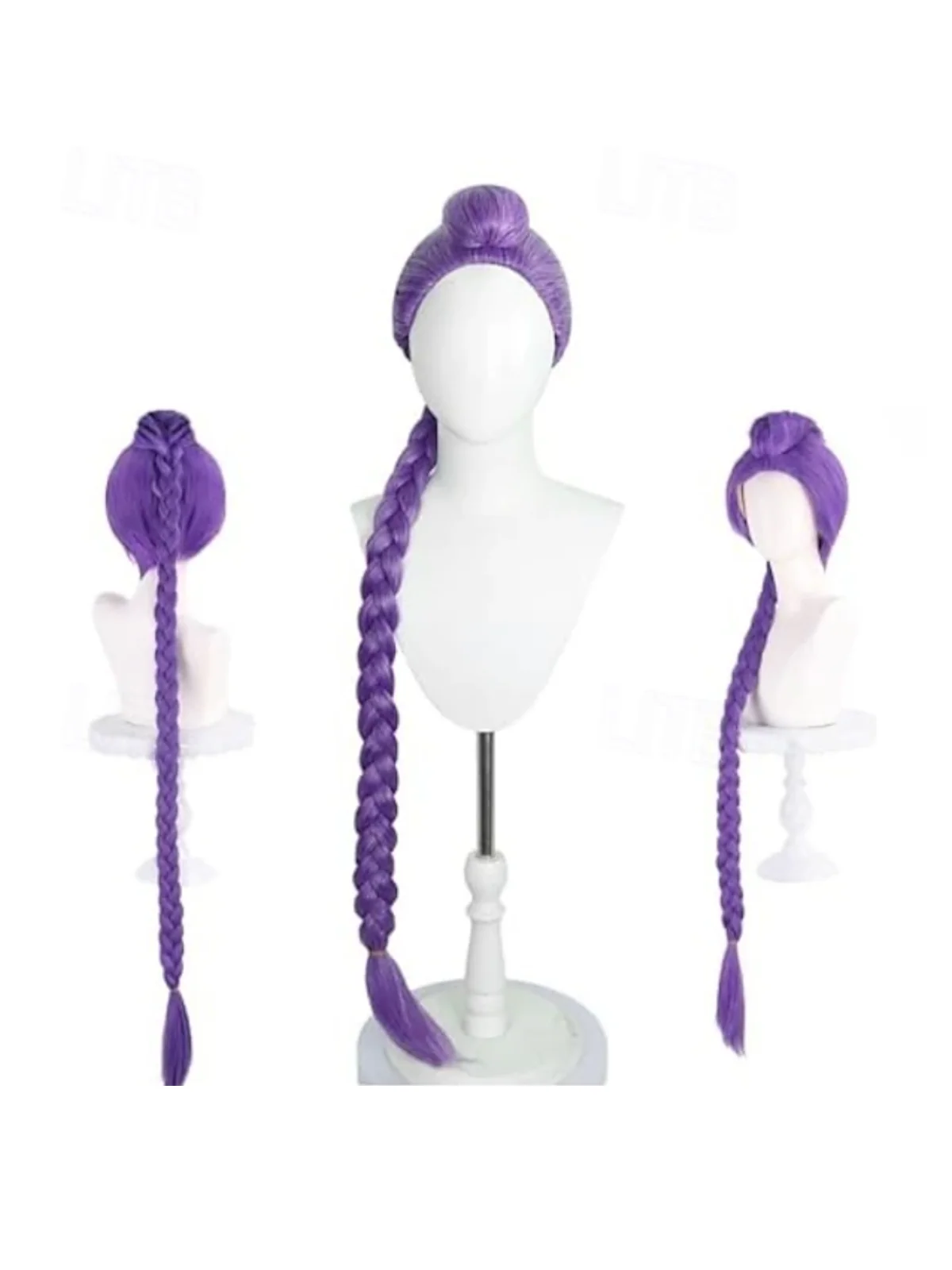 Girls K-Pop Star Purple Wig