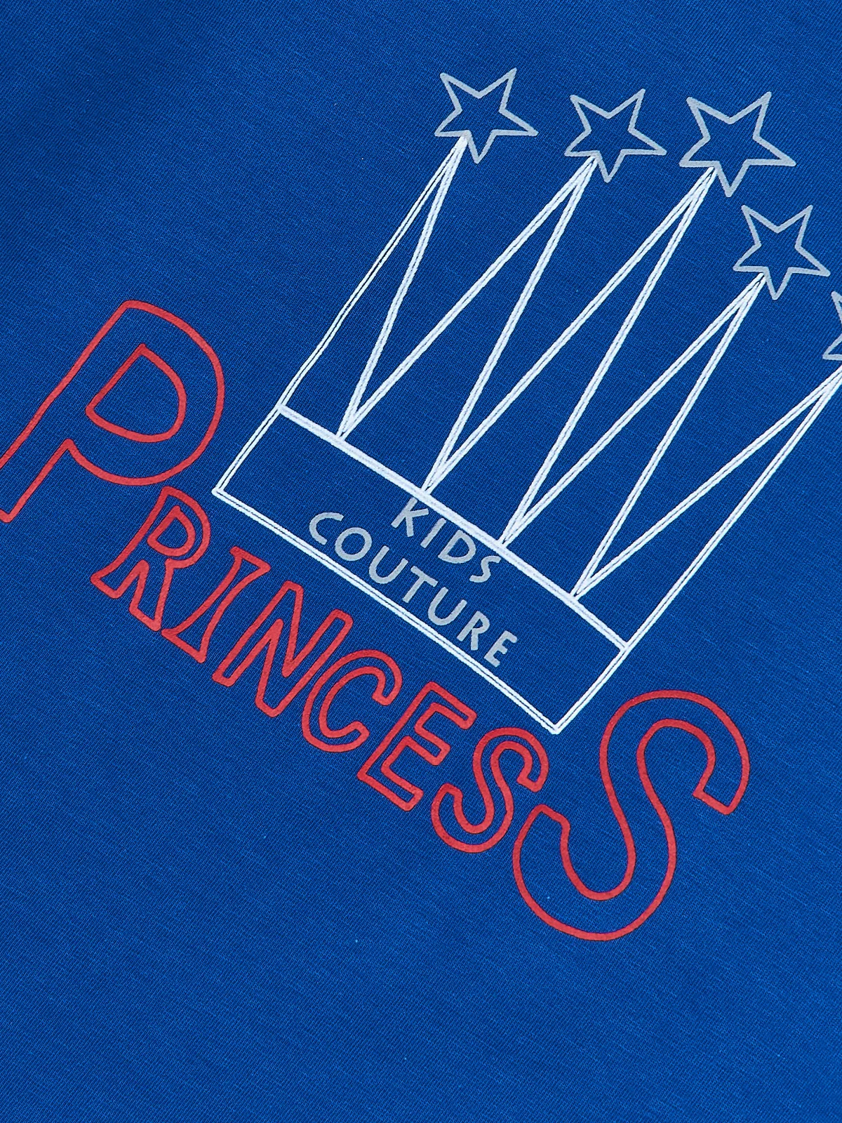 Blue Princess Hi-Lo Top by Kids Couture - Image 2