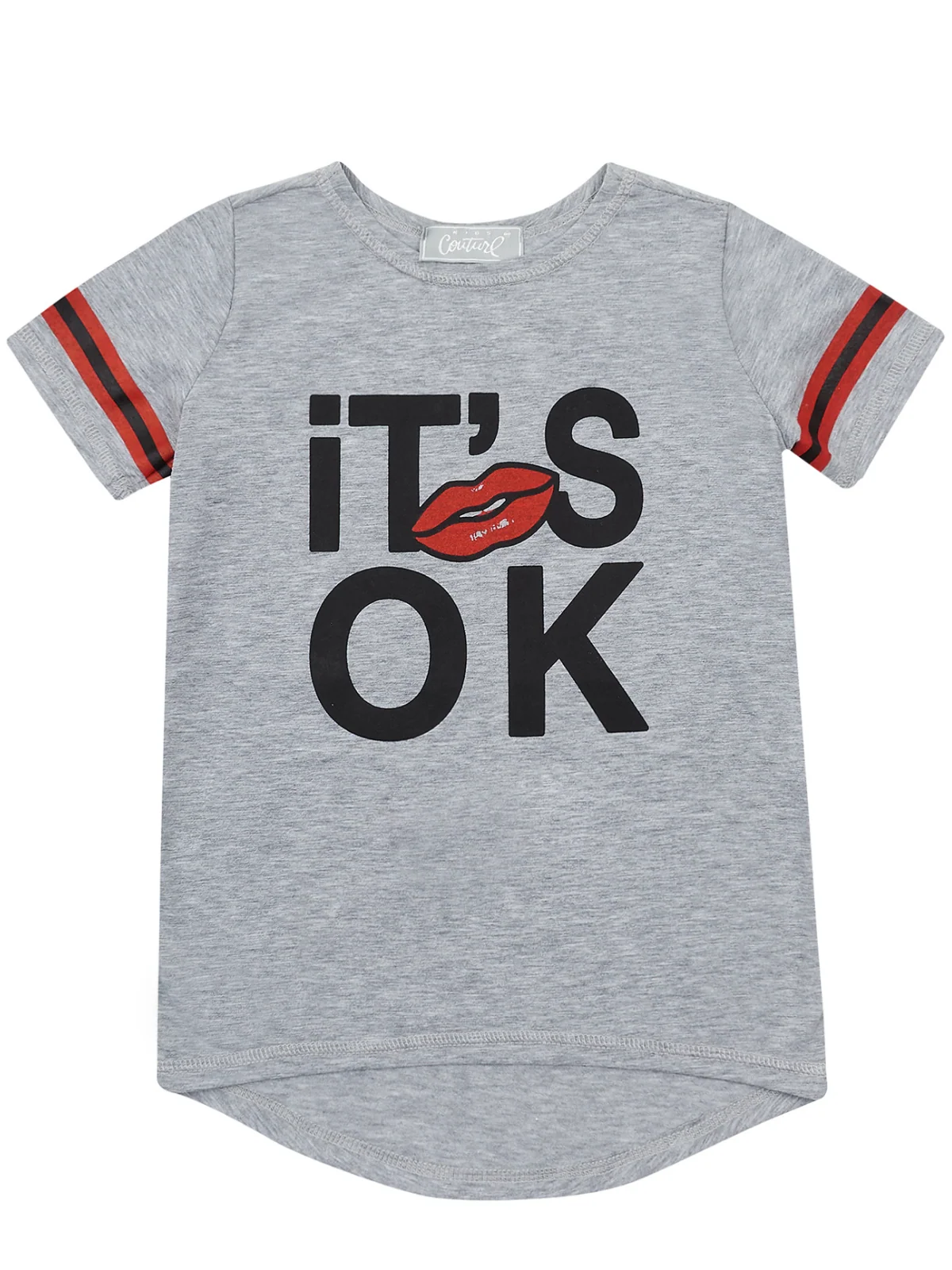 It's OK Hi-Lo Top and Legging Set by Kids Couture - Image 2