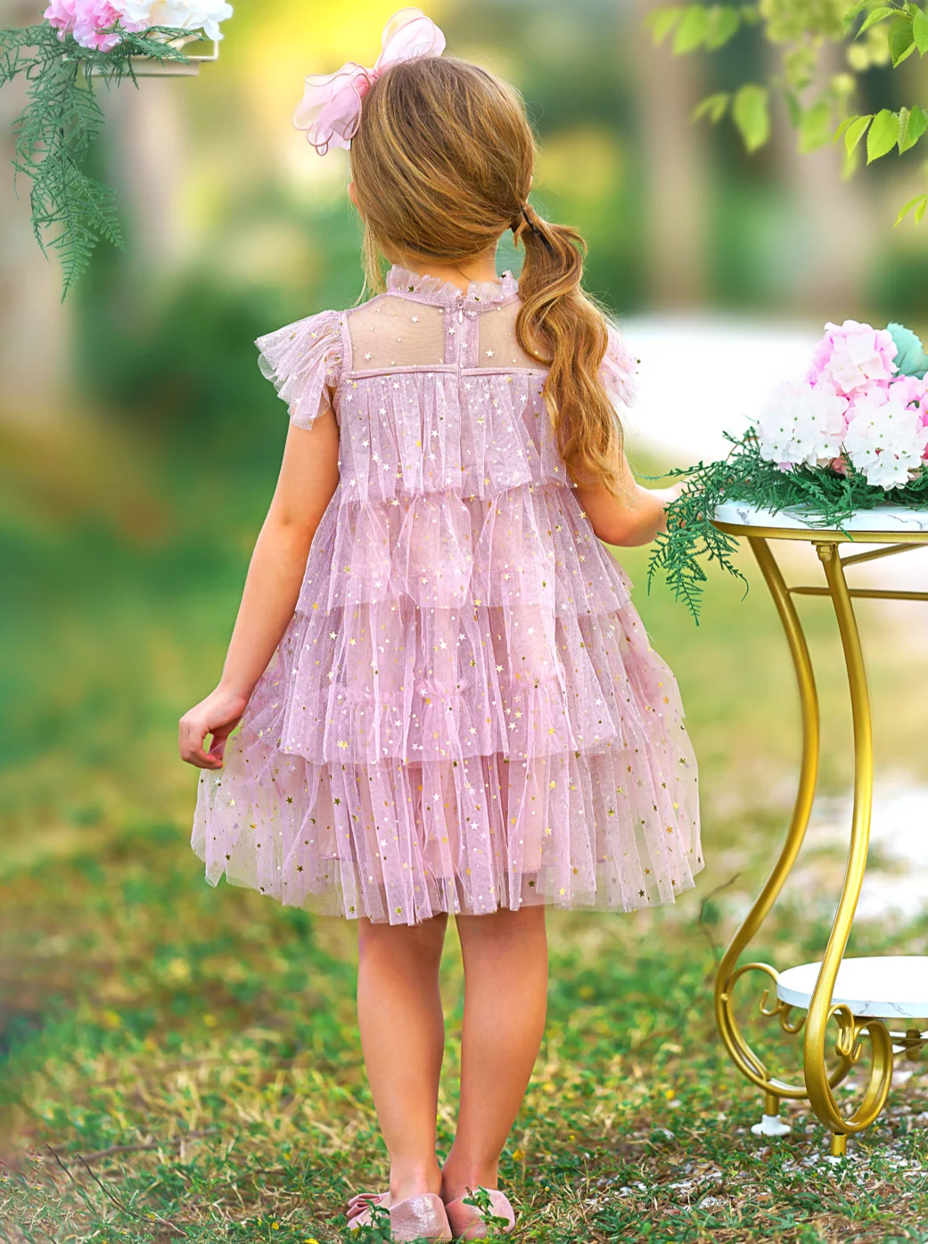 My Little Prima Tiered Tulle Dress - Image 4