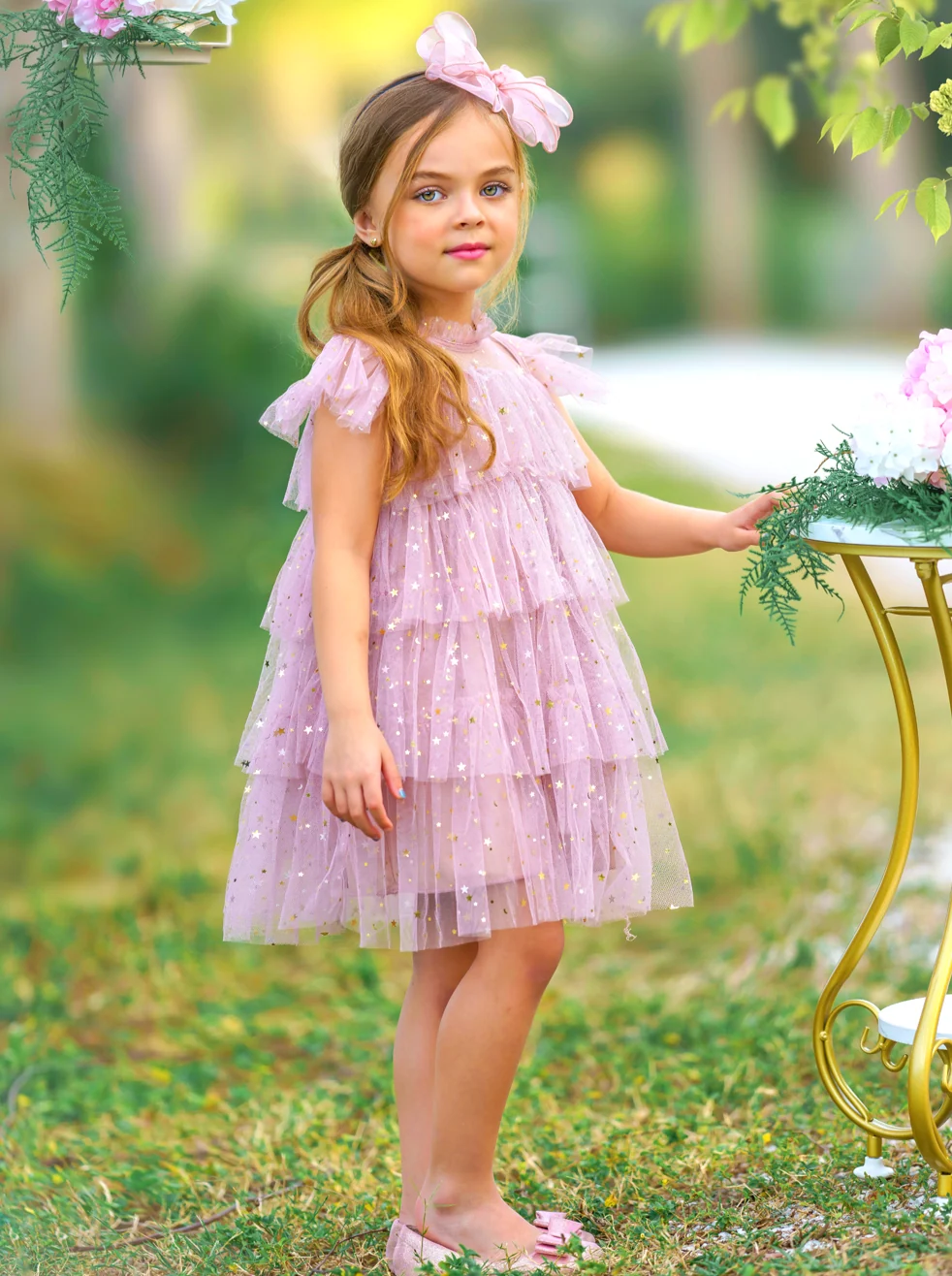 My Little Prima Tiered Tulle Dress - Image 6
