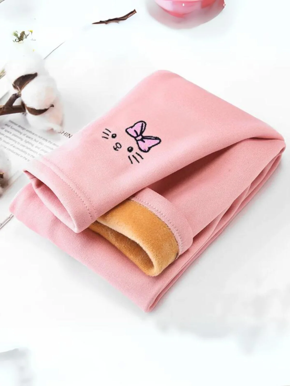 Meow Magic Fleece-Lined Leggings - Image 6