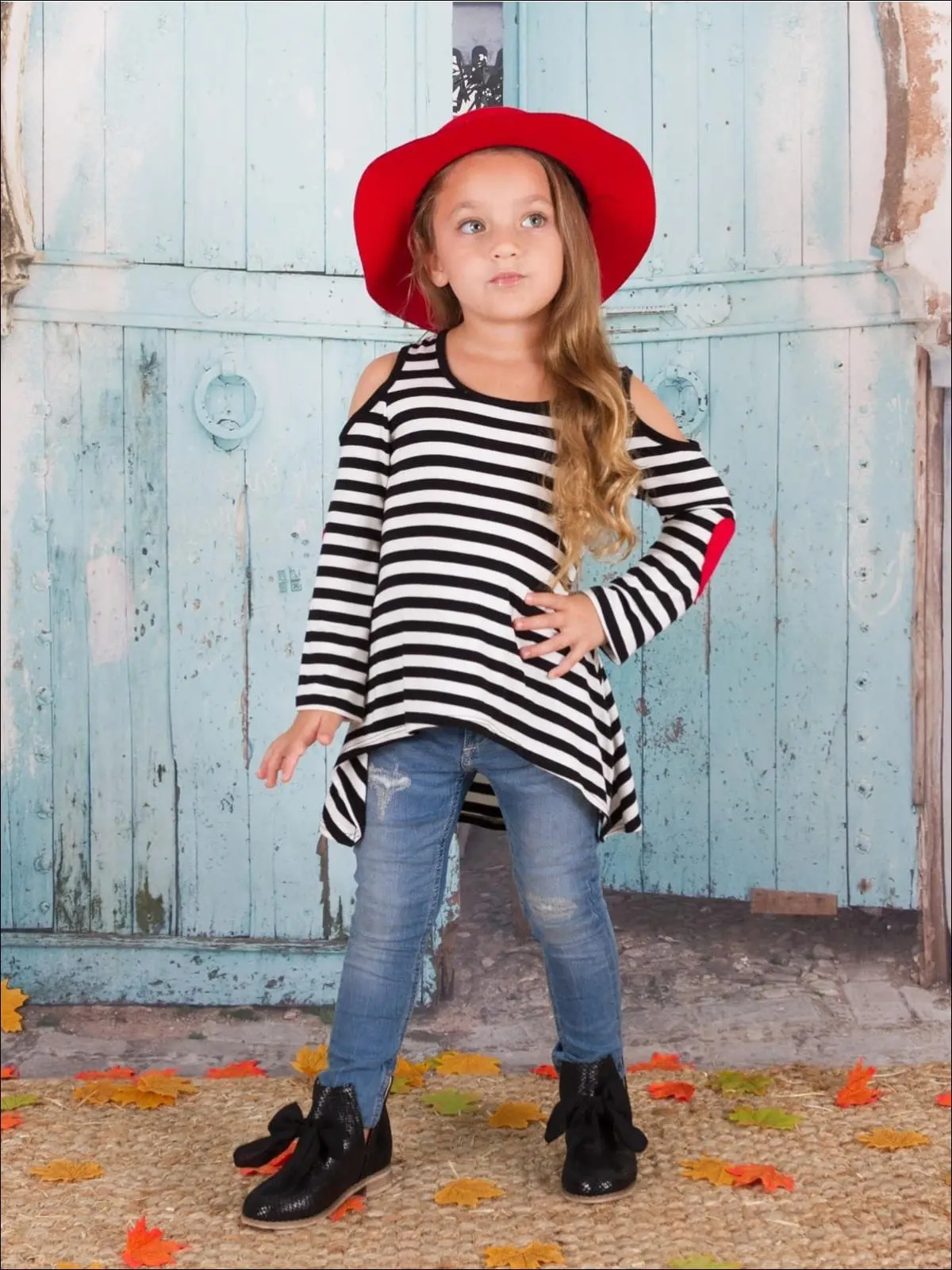 Mommy and Me Striped Together Hi-Lo Tunic - Image 4