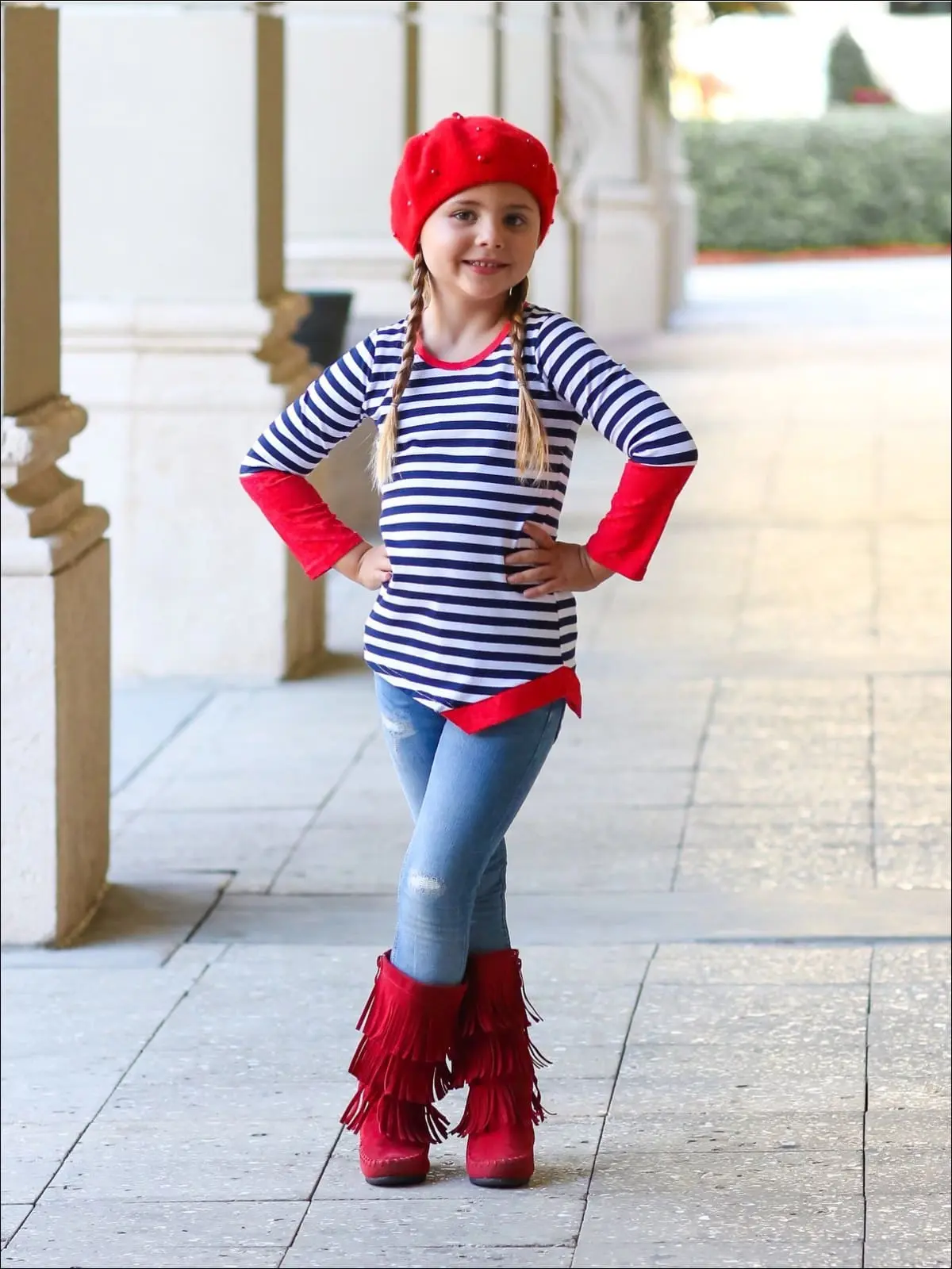 Women's Stripes On Deck Tunic - Image 4