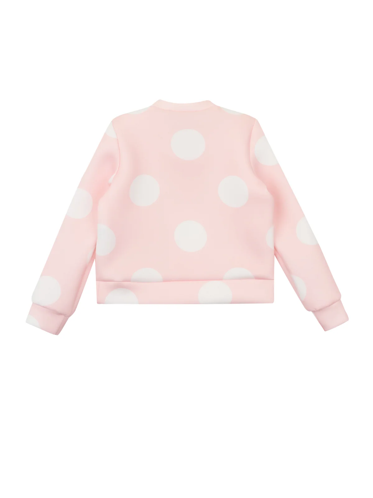 Pink Polka Dot Delight Sweatshirt by Kids Couture - Image 2