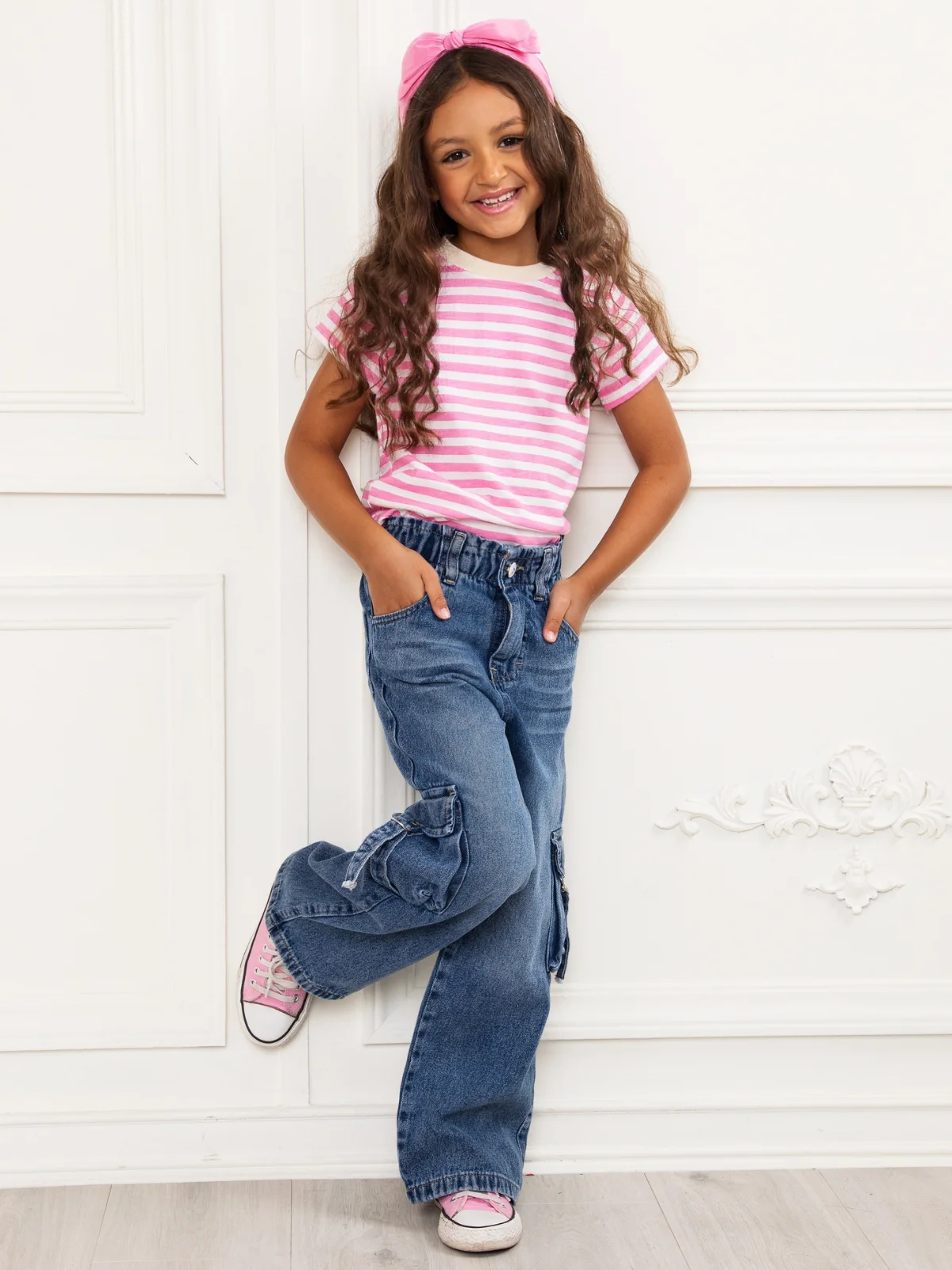 Pink Pop Everyday Stripe Tee - Image 5