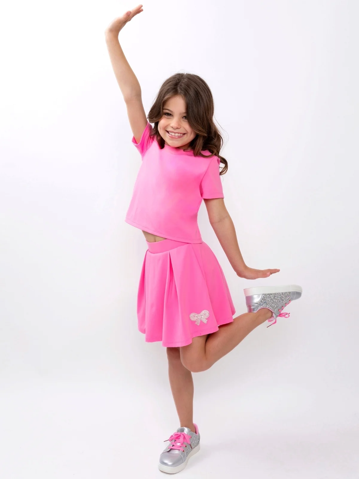 Pink Power Active Skort Set - Image 3