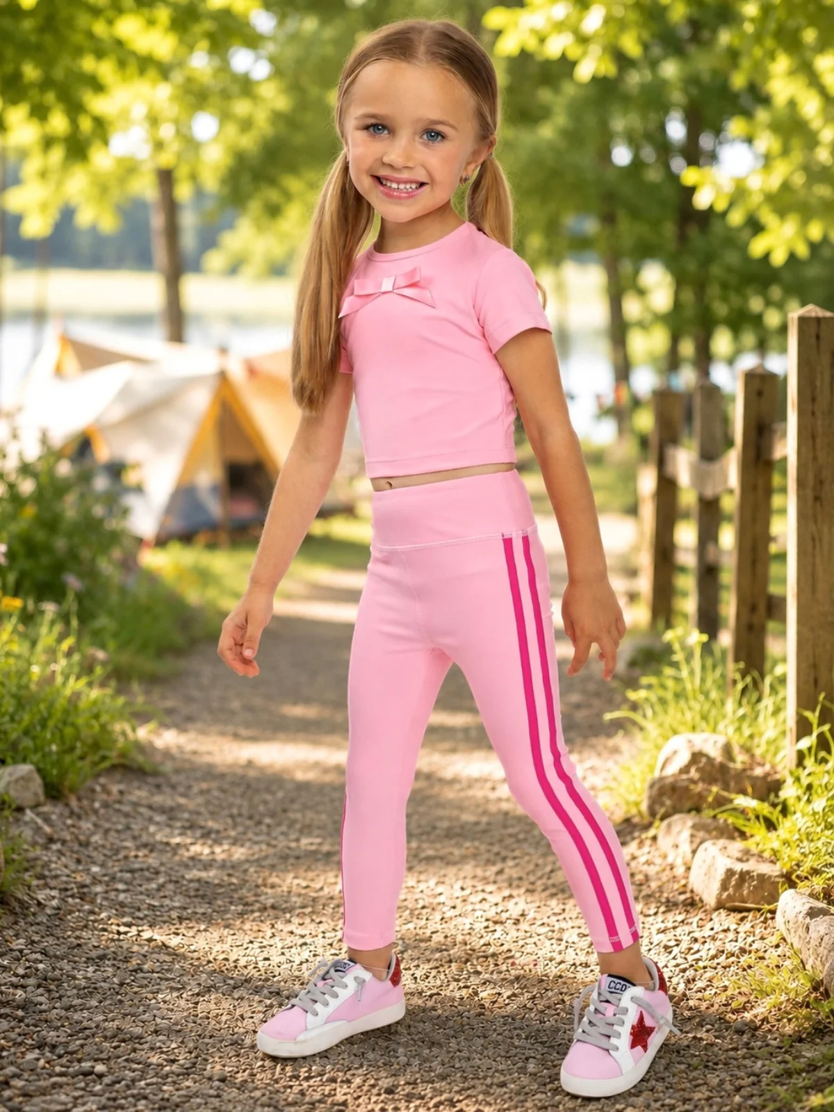 Pretty Moves Bow Top and Legging Set - Image 3