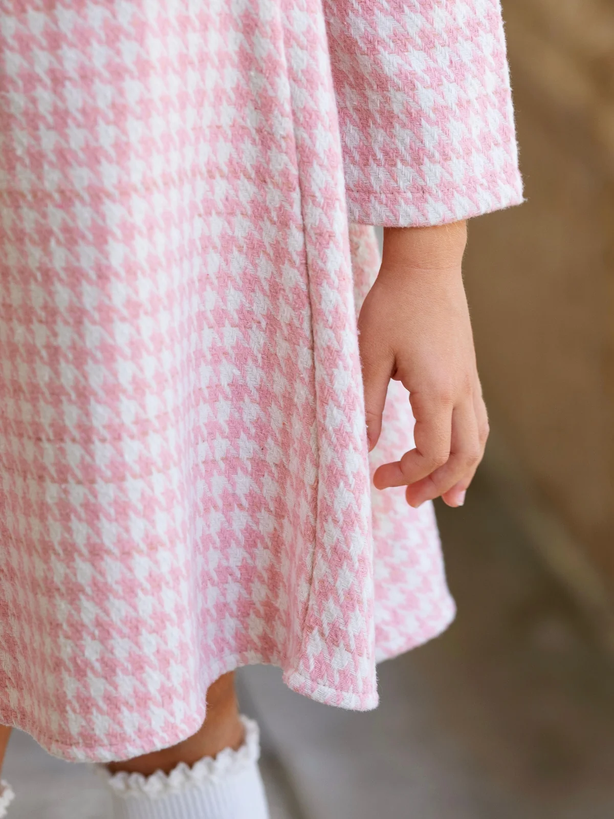 Pretty Poise Houndstooth Matching Jacket & Dress Set - Image 7