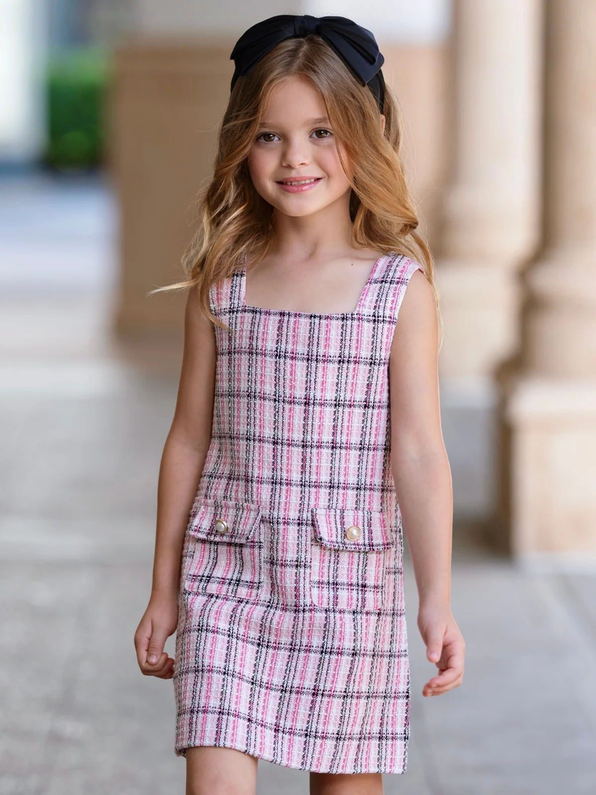 Pretty Prestige Tweed Shift Dress - Image 5