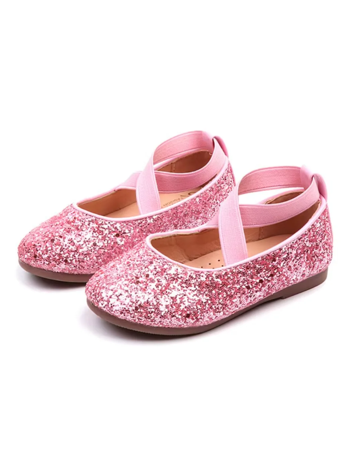 Princess Glitter Sparkling Mary Jane Flats by Liv and Mia - Image 4