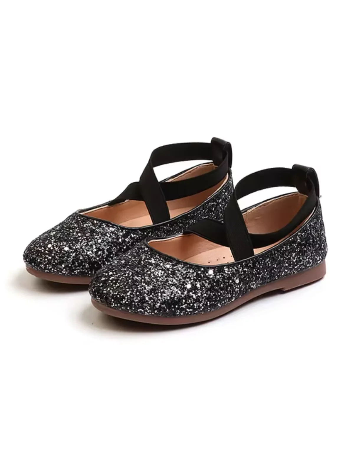 Princess Glitter Sparkling Mary Jane Flats by Liv and Mia - Image 7