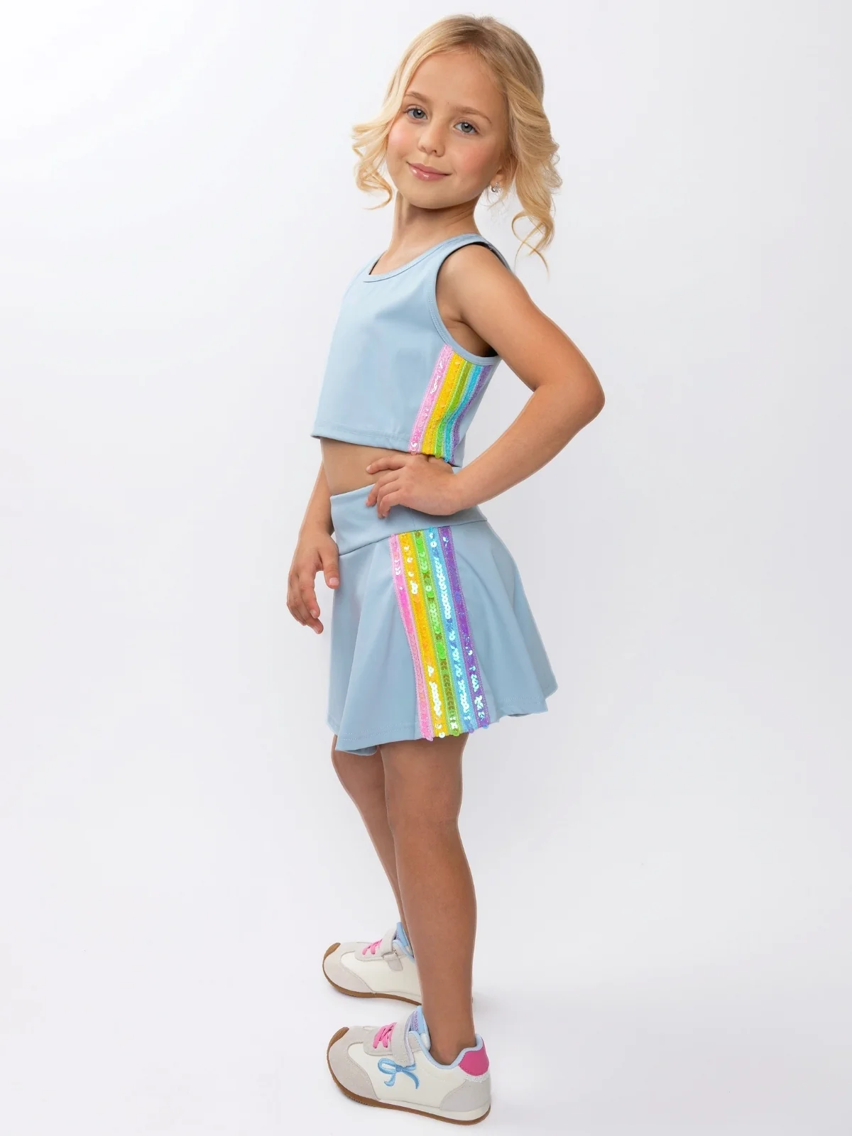 Rainbow Rush Athletic Skort Set - Image 6