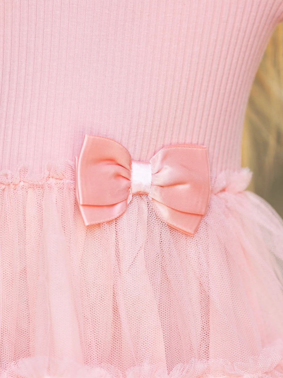 Rosy Twirls Tiered Tulle Dress - Image 4