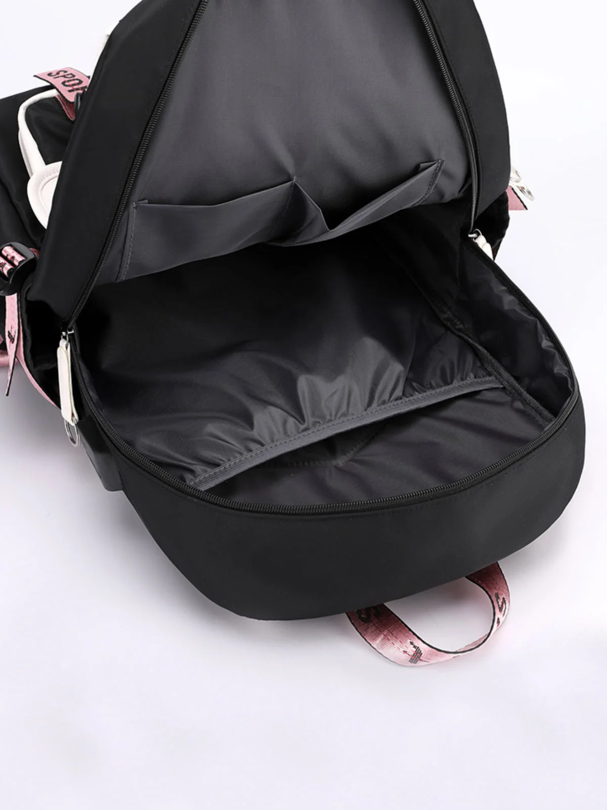 Campus Cool Girl USB Port Backpack - Image 6