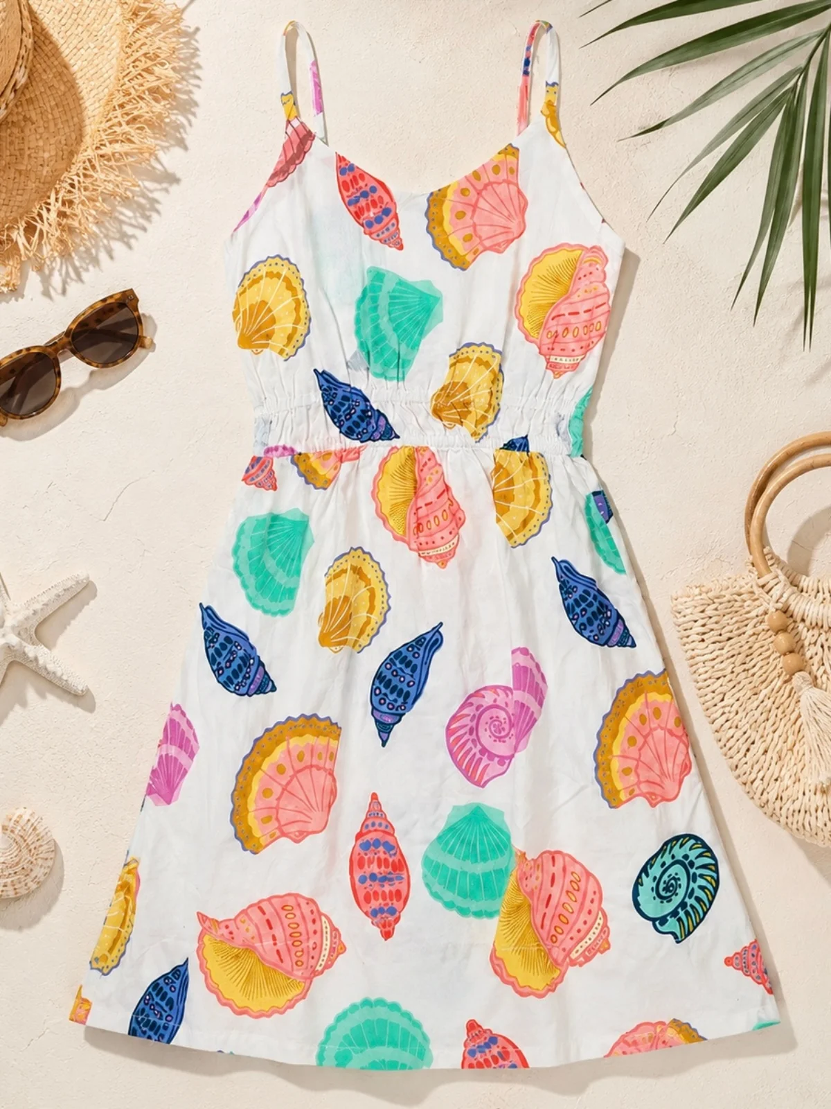 Sunshine Shells Colorful Cotton Sundress - Image 5