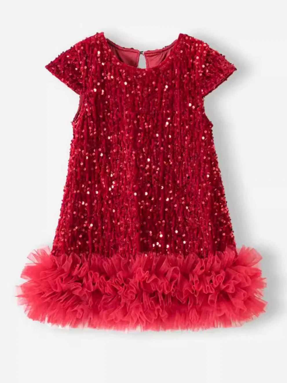 Sparkle Charm Sequin Tulle Dress - Image 12