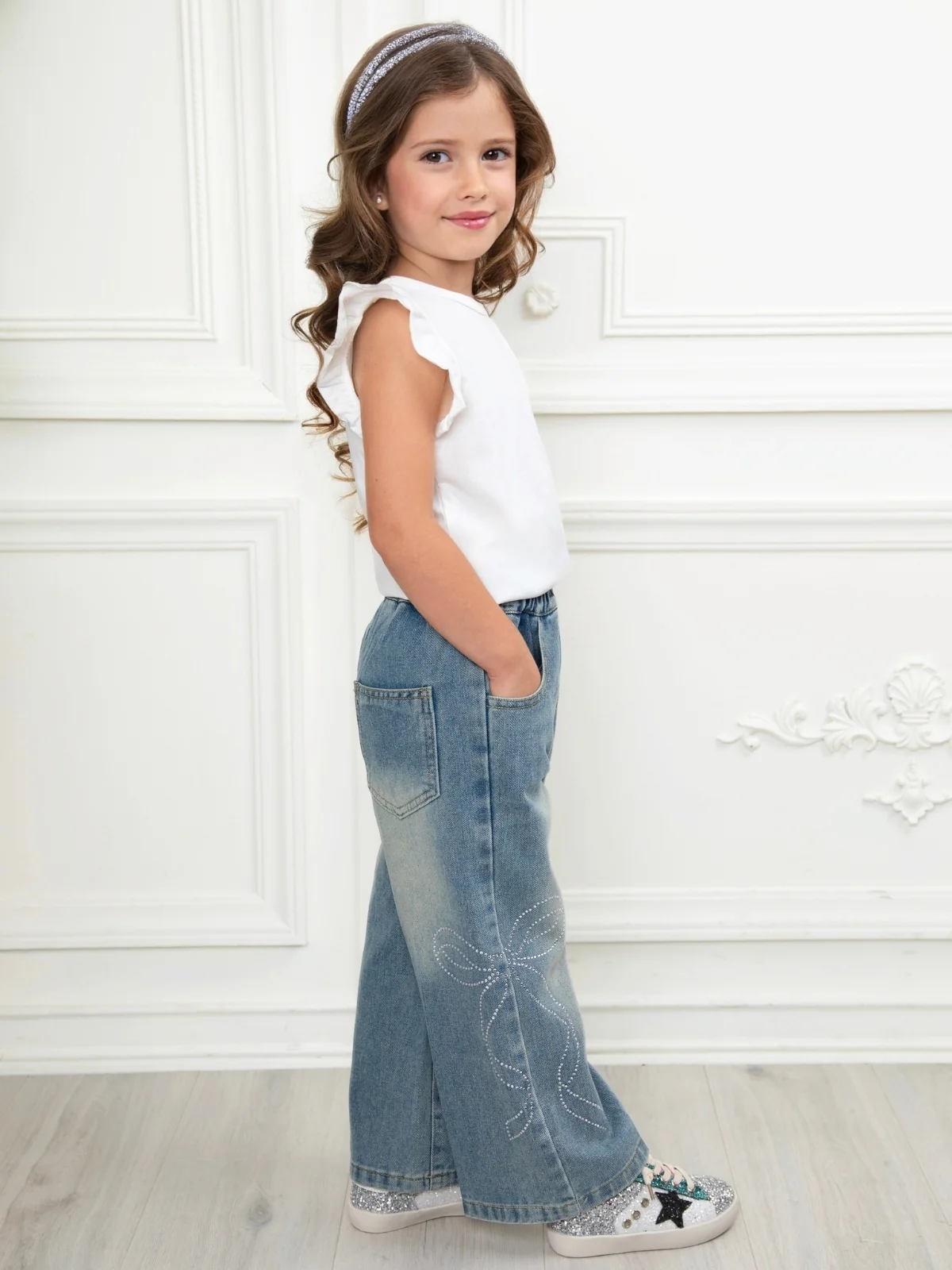 Sparkle & Shine Denim 4-Piece Outfit - Image 6
