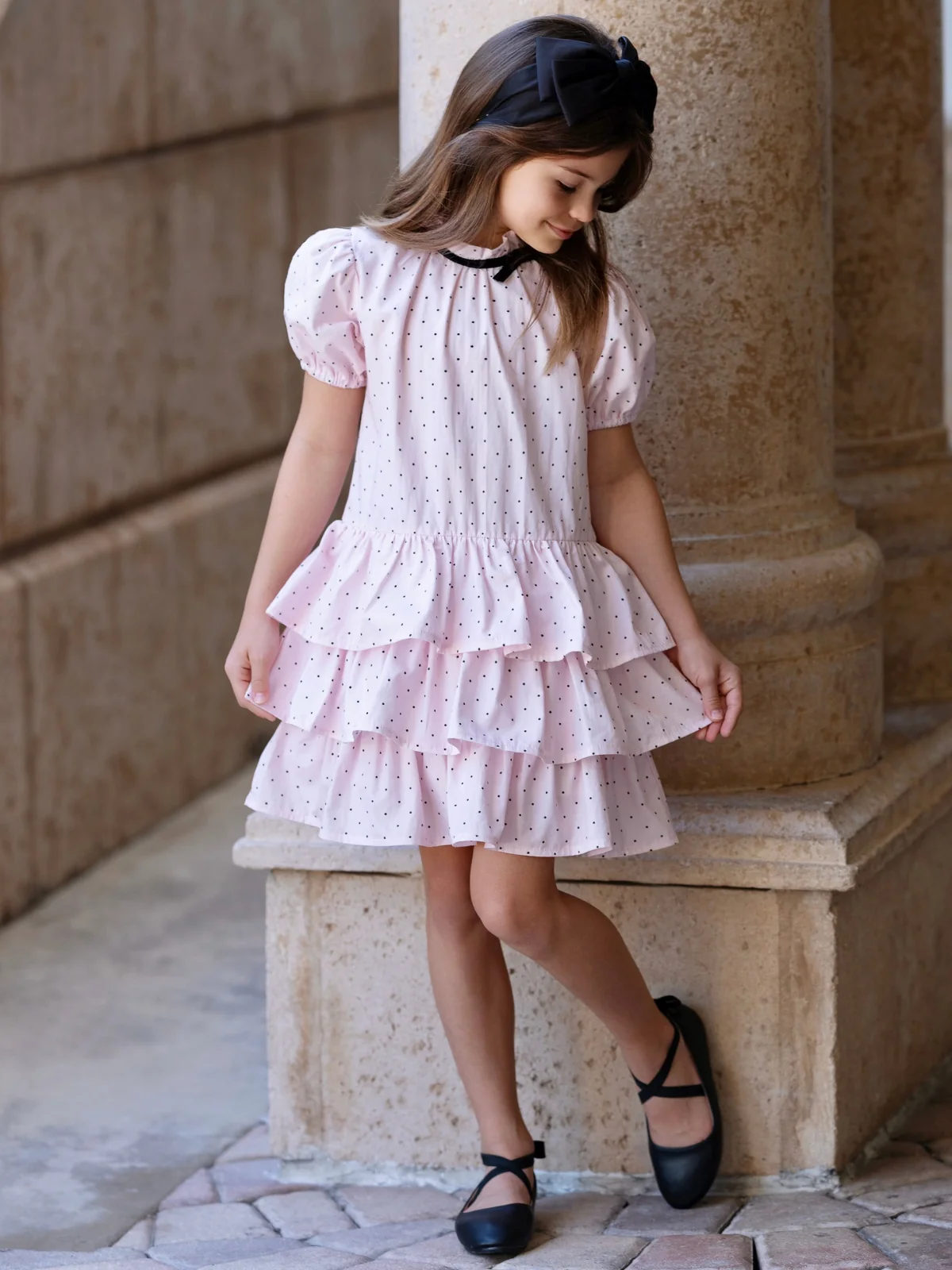 Sweet Elegance Swiss Dot Dress