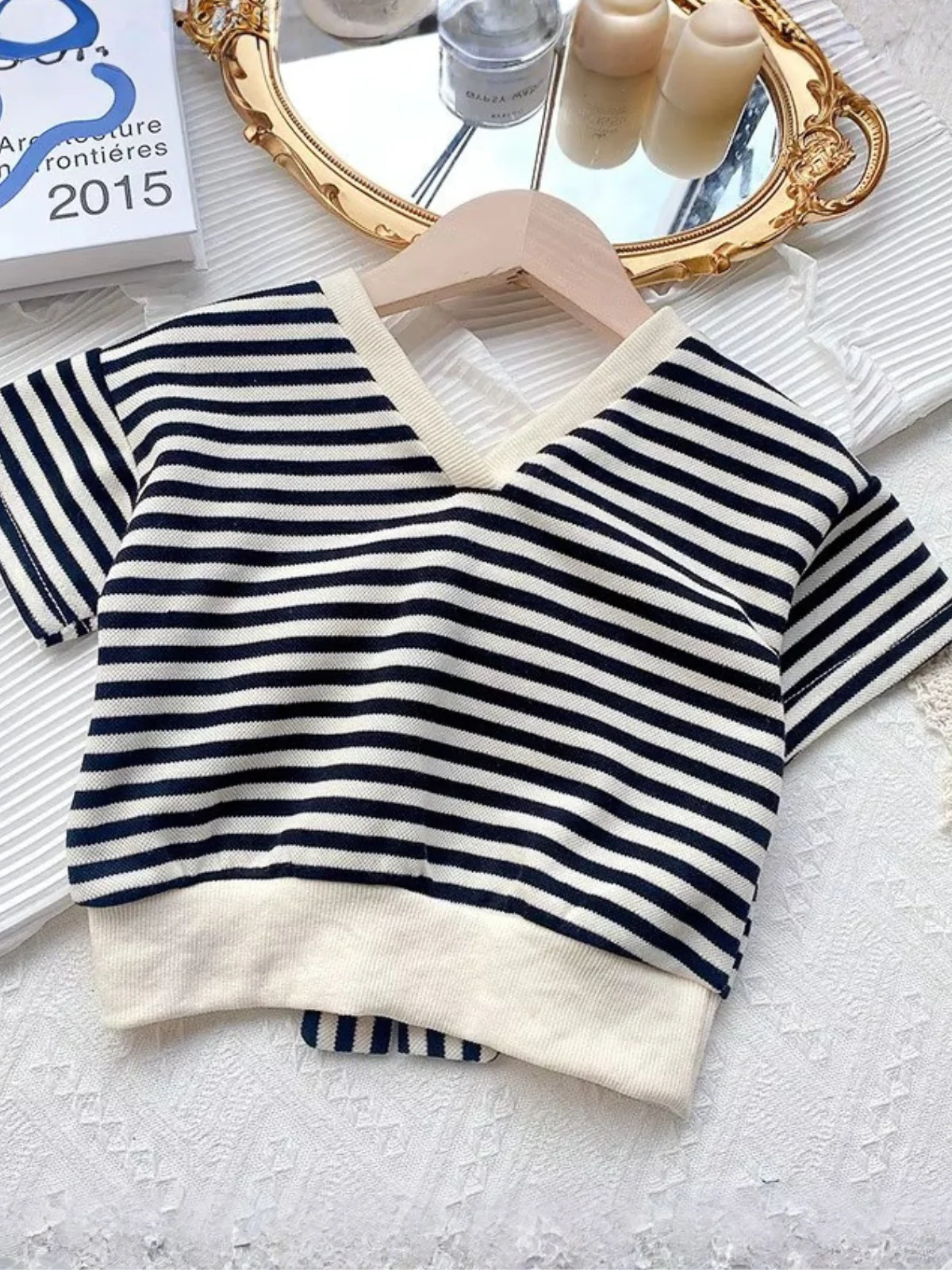 Summer Picnics Striped Short Set - Image 4