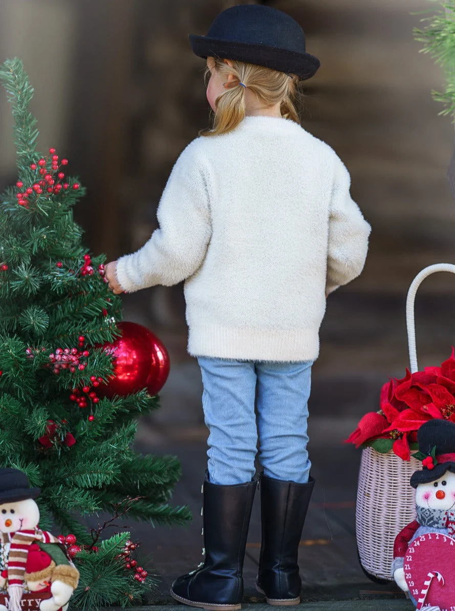 Frosty the Snowman Fuzzy Sweater - Image 5