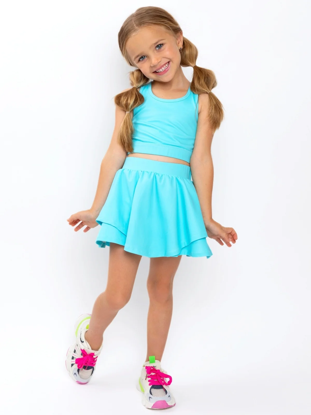Turquoise Breeze Athletic Skort Set - Image 7